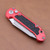 Microtech L.U.D.T. Gen III Tanto Red Apocalyptic Partial Serrated 1136-11APRD 1136-11APRD