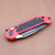 Microtech L.U.D.T. Gen III Drop Point Partial Serrate Black Blade Red Handle 1135-2RD 1135-2RD