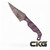 Stroup Knives Mini1 Purple G-10 MINI1-PURPLE-G10 Cajun Knife And Gear