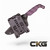 Stroup Knives Mini1 Purple G-10 MINI1-PURPLE-G10 Cajun Knife And Gear