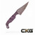 Stroup Knives Mini1 Purple G-10 MINI1-PURPLE-G10 Cajun Knife And Gear