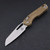 Microtech MSI Tri-Grip 30th Anniversary Polymer Dark Earth 210T-10PMDE30 210T-10PMDE30