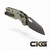 Microtech MSI Tri-Grip Polymer White Stonewash Blade Standard 210T-10PMWH 210T-10PMWH Cajun Knife And Gear