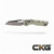 Microtech MSI Tri-Grip Polymer White Stonewash Blade Standard 210T-10PMWH 210T-10PMWH Cajun Knife And Gear