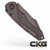 Heretic Knives Mini Pariah Auto Black Tactical Tanto Standard H055-4A-T Cajun Knife And Gear