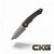 Heretic Knives Mini Pariah Auto SE Stonewash Standard Black Handle H052-2A.