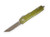 Microtech UTX-85® Tanto Partial Serrate Stonewashed Distressed OD Green Handle 233-11DOD 233-11DOD.