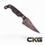 Stroup Knives Mini1 Black G-10 MINI1-BLACK-G10 Cajun Knife And Gear