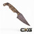 Stroup Knives Mini1 – Camo G-10 MINI1-CAMOL-G10 Cajun Knife And Gear