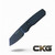 ProTech RUNT 5 Black handle, DLC Black Magnacut Reverse Tanto Blade R5403.