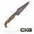 Stroup Knives TU2-Camo-G10 TU2-CAMO-G10 Cajun Knife And Gear