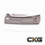 Chaves Knives RCK9 Drop Point Stonewash Titanium Belt Finish RCK9/DP/SWTI/BF