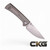 Chaves Knives RCK9 Drop Point Stonewash Titanium Belt Finish RCK9/DP/SWTI/BF