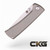 Chaves Knives RCK9 Drop Point Stonewash Titanium Belt Finish RCK9/DP/SWTI/BF