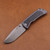 MCNEES KNIVES MAC 2 3.5- ATOMIC BLUE BRONZE WITH BLACK RICHLITE MAC2 3.5- Atomic Blue Bronze Richlite
