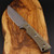 McNees Knives Ridge Runner- Green Micarta with Atomic Stonewash McNees Ridge Runner- Green