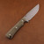 McNees Knives Ridge Runner- Green Micarta with Atomic Stonewash McNees Ridge Runner- Green