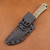 McNees Knives Ridge Runner- Green Micarta with Atomic Stonewash McNees Ridge Runner- Green