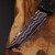 Microtech Scarab II GEN III Tanto Baker Forge Copermai Damascus Hefted Black AL Handle Stingray Inlay DLC hardware 1279-16MS1 1279-16MS1
