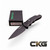 PtoTech TR-5 Automatic Tactical Response 5 Black handle DLC Blade T503 Cajun Knife And Gear