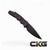 PtoTech TR-5 Automatic Tactical Response 5 Black handle DLC Blade T503 Cajun Knife And Gear