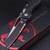 Microtech MSI Tri-Grip Black Injection Molded Black Blade with Beadblast Hardware Part Serrated 210T-2PMBK 210T-2PMBK