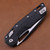 Microtech MSI Tri-Grip Black Injection Molded Black Blade with Beadblast Hardware Part Serrated 210T-2PMBK 210T-2PMBK