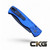 ProTech Tactical Response 2 - NEXUS textured blue handle DLC Black T206-NEXUS Blue Cajun Knife And Gear