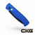 ProTech Tactical Response 2 - NEXUS textured blue handle DLC Black T206-NEXUS Blue Cajun Knife And Gear