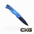 ProTech Tactical Response 2 - NEXUS textured blue handle DLC Black T206-NEXUS Blue Cajun Knife And Gear