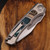 Heretic Knives Custom Wraith V4 High Polish Tanto Titanium Handles Mammoth Tusk WraithV4Custom007