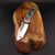 Heretic Knives Custom Wraith V4 High Polish Tanto Titanium Handles Mammoth Tusk WraithV4Custom007