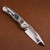 Heretic Knives Custom Wraith V4 High Polish Tanto Titanium Handles Mammoth Tusk WraithV4Custom007