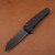 ProTech Malibu Textured Black Handle DLC Black Magnacut Reverse Tanto Blade 5406 5406