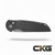 Tactical Response 3 3.5" Clip Point Blade Auto Folder Black Handle with grooves Bead Blasted Blade Plain Edge. TR-3 Cajun Knife And Gear