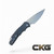 ProTech Tactical Response 4 Saber Grind Auto Black Handle feather texture stonewash MAGNACUT Blade T4105-F Cajun Knife And Gear