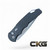 ProTech Tactical Response 4 Saber Grind Auto Black Handle feather texture stonewash MAGNACUT Blade T4105-F Cajun Knife And Gear