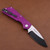 ProTech Strider PT+ Purple GRIDLOCK handle 2-tone DLC/Satin Magnacut Blade 2024 PT+ Custom 008 2024-PT-Custom-008