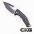 Heretic Knives Medusa Manual Tanto Battleworn blade with battleworn Titanium Chasis H009-5A-TIBATTLE Cajun Knife And Gear