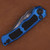 Heretic Knives Wraith V4 Bowie DLC Magnacut Blue Tactical Chassis H002-6A-BLU