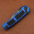 Heretic Knives Wraith V4 Bowie DLC Magnacut Blue Tactical Chassis H002-6A-BLU