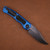 Heretic Knives Wraith V4 Bowie DLC Magnacut Blue Tactical Chassis H002-6A-BLU