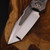 Heretic Knives Wraith V4 Custom High Polish Tanto Abalone Inlays SN 009 WraithV4Custom009
