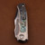 Heretic Knives Wraith V4 Custom High Polish Tanto Abalone Inlays SN 009 WraithV4Custom009