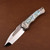 Heretic Knives Wraith V4 Custom High Polish Tanto Abalone Inlays SN 009 WraithV4Custom009