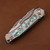 Heretic Knives Wraith V4 Custom High Polish Tanto Abalone Inlays SN 009 WraithV4Custom009