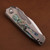 Heretic Knives Wraith V4 Custom High Polish Tanto Abalone Inlays SN 009 WraithV4Custom009