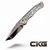 Heretic Knives Wraith V4 Custom High Polish Tanto Abalone Inlays SN 009 WraithV4Custom009.