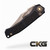 Heretic Knives Wraith V4 Bowie Bronze Magnacut Blade Black Chassis H002-7A Cajun Knife And Gear