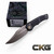Heretic Knives Wraith V4 Bowie Bronze Magnacut Blade Black Chassis H002-7A Cajun Knife And Gear